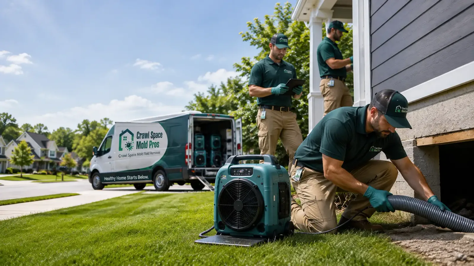 Crawl Space Mold Removal in Bradgate, IA